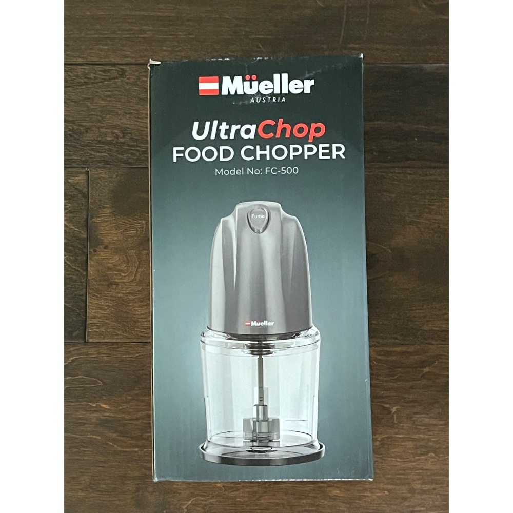 Mueller UltraChop Food Chopper Model FC-500 Electric Kitchen Tool Gray